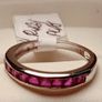 Petete Ruby Eternity/ Stacking Ring Image 7
