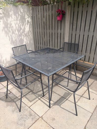 Garden table and chairs