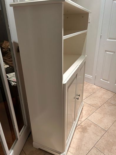 White Storage Cabinet / Bookcase