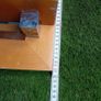 Next Wooden Mirror Vintage Retro 2007 With Small Shelf - Rare Retro Heavy Mirror Image 4
