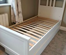 Ikea Hemnes white single bed