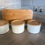bread bin, coffee, tea and sugar canisters Image 2