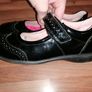 Girls' black patent leather school shoes, "Ricosta" brand, size UK4 EU37 Image 3