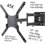 TV Wall Mount Bracket Tilt Swivel Extra Long Arm 23-55" Image 2