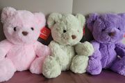 3 Aurora Gelato Bear Soft Toy Teddies Stuffed Animals Brand New