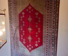 Silk handmade wall hanging/Rug