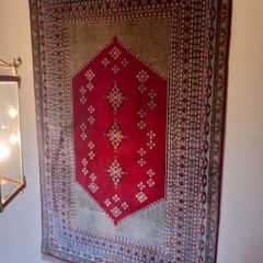 Silk handmade wall hanging/Rug
