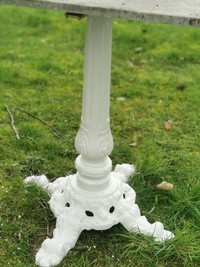 Victorian Cast Iron Chairs and table