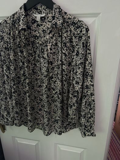 h and m blouse