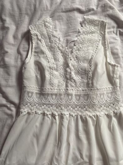 Winter white size 10/12 maxi dress
