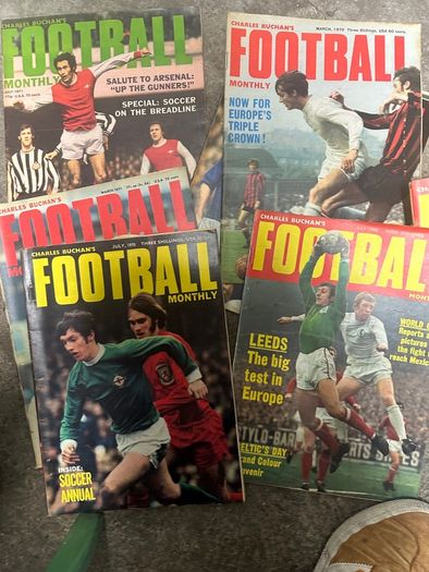 Job lot of 40 Football Monthly magazine