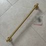 VOS Brushed Brass Towel Rail Image 2
