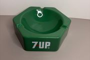 Rare Vintage Wade England 7 Up Ashtray Hexagon - Seven Up Memorabilia Porcelain