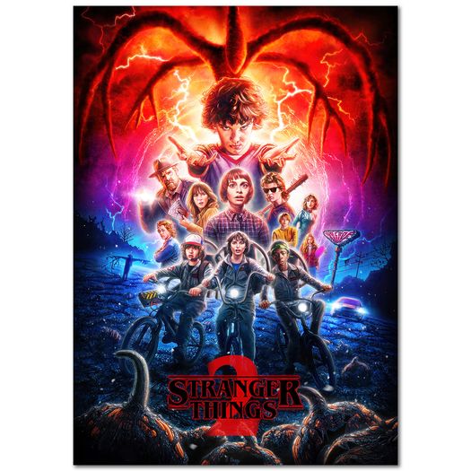 Stranger Things Season 1 - 5 Artwork - 5 x A3 Posters