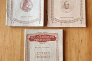 Les Classiques pour Tous books. Printed By  Librairie  Hatier. 1930s.In good condition. 38.