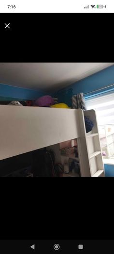 ikea high sleeper with desk and wardrobe
