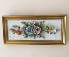 Vintage Capodimonte Plaque.