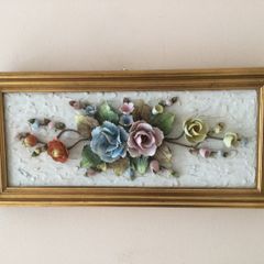 Vintage Capodimonte Plaque.