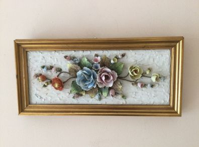Vintage Capodimonte Plaque.