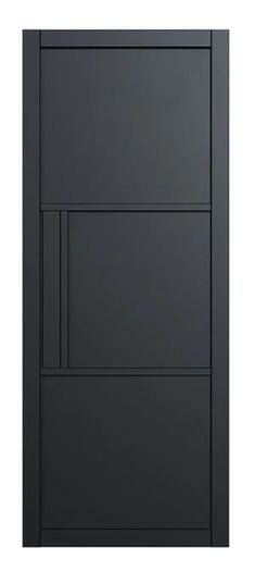 Brand New Seattle 3-Panel Black Solid Interior Door  Half Price