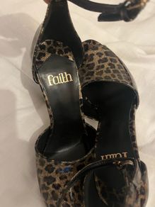 Leopard high heels