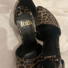 Leopard high heels