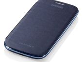 Samsung Notebook Style Flip Cover Case for Samsung Galaxy S3 - Navy