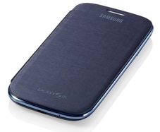 Samsung Notebook Style Flip Cover Case for Samsung Galaxy S3 - Navy