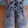 Clarks grey leather boots  size 2 Image 5