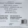 Cannonball Adderley - Somethin' Else CD Image 2