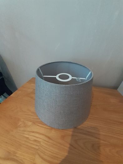 Grey lamp shade