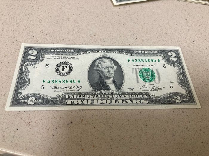 USA 1976 2 Dollars Banknote excellent condition