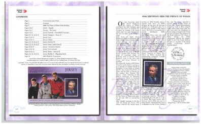 2008 Jersey (Channel Islands) Stamp Year Book (softback) issued by Jersey Post with 20 images of contents