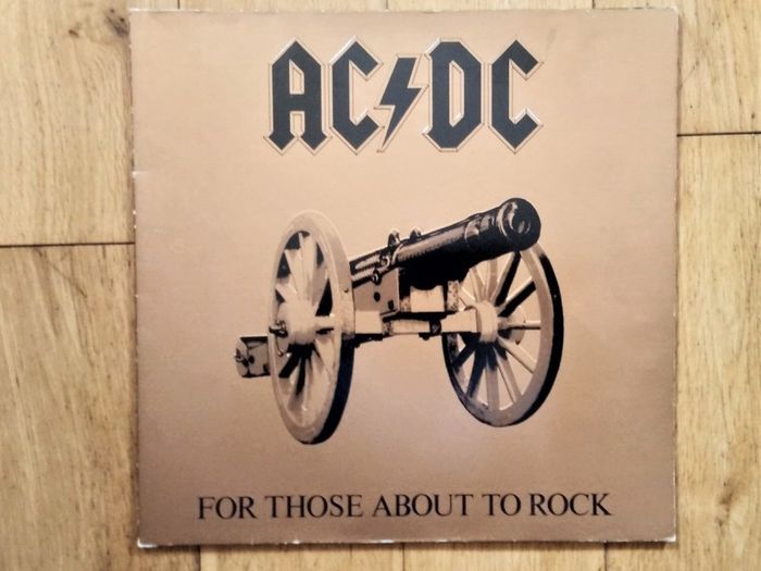 AC/DC Vinyl''For Those About To Rock''P-81.First German Press on Atlantic Rec.Ex.cond.