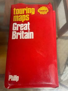Road Maps UK. (Full set of 8) Branded SHELL