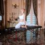 Zephyr Lightweight Portable Massage Table Package - Ideal for Tattooing and Spa Treatments (Black, Maroon) Image 3