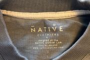 NATiVE DENiM  Heavy jersey knit T-shirt Grey  Size large  6.2 oz per square yard