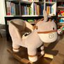Children's plush rocking Donkey with sound Image 5
