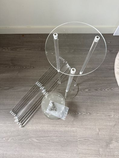 Acrylic Wedding Props Flower Stand, Transparent Stage Decoration, Party Tabletop Aisle Decor