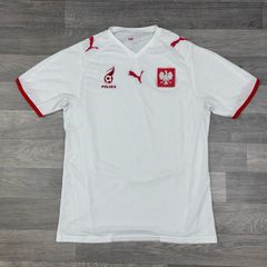 Vintage 2008 Puma Poland Polska Home Jersey Shirt Mens Medium