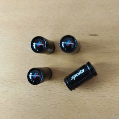 Brand New BMW Performance Black Metal Dust Caps x4