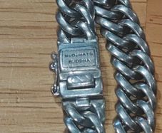 Buddha to Buddha Sterling Silver Chain Bracelet