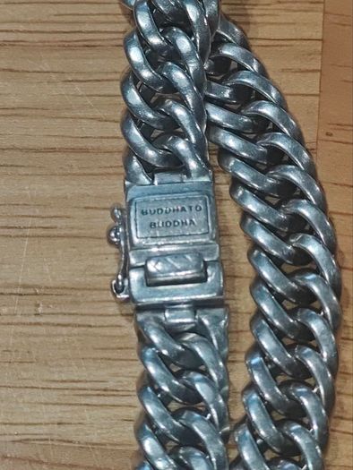 Buddha to Buddha Sterling Silver Chain Bracelet