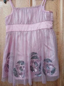 Blush pink strappy top, beautiful sparkly details NEXT