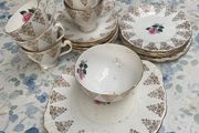 Antique Tea &amp; Cake set