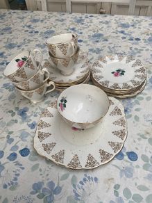 Antique Tea & Cake set