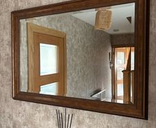 Dark golden Brown frame mirror