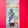 Bahamas   1  DOLLAR  2017 . Pick  77a.  Uncirculated Image 2