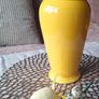 Beautiful yellow ceramic vase Image 5