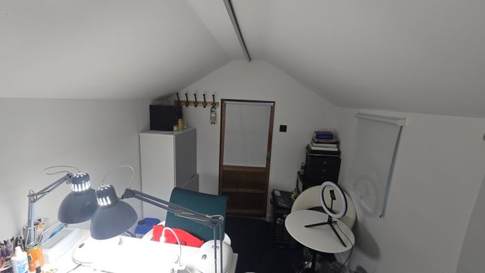 Shed insulated carpet courtains and more . used as nail salon before. Buyer must dismantle and collect